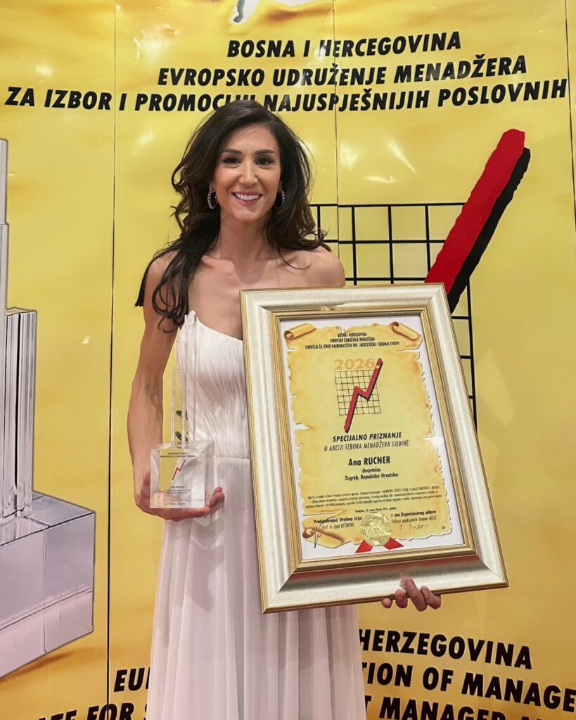 Ana Rucner proglašena Osobom godine u području umjetnosti i glazbe.